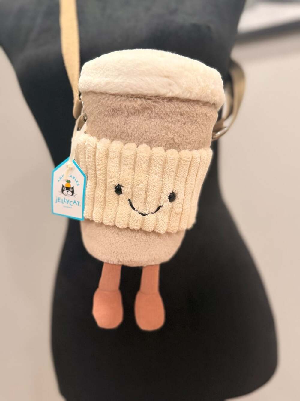 Jellycat Amuseables Coffee To Go Bag New With Tags